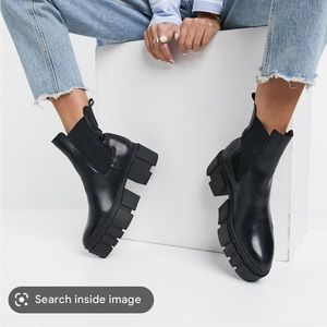 Mango Chelsea Chunky Sole Boot
